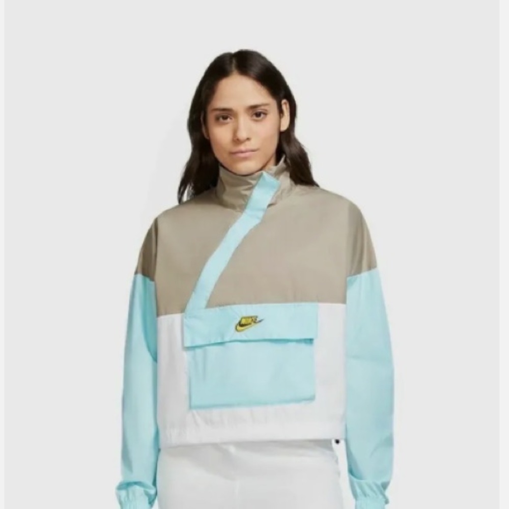 NWT Nike Sportswear Icon Clash Woven Anorak Wind Crop Jacket